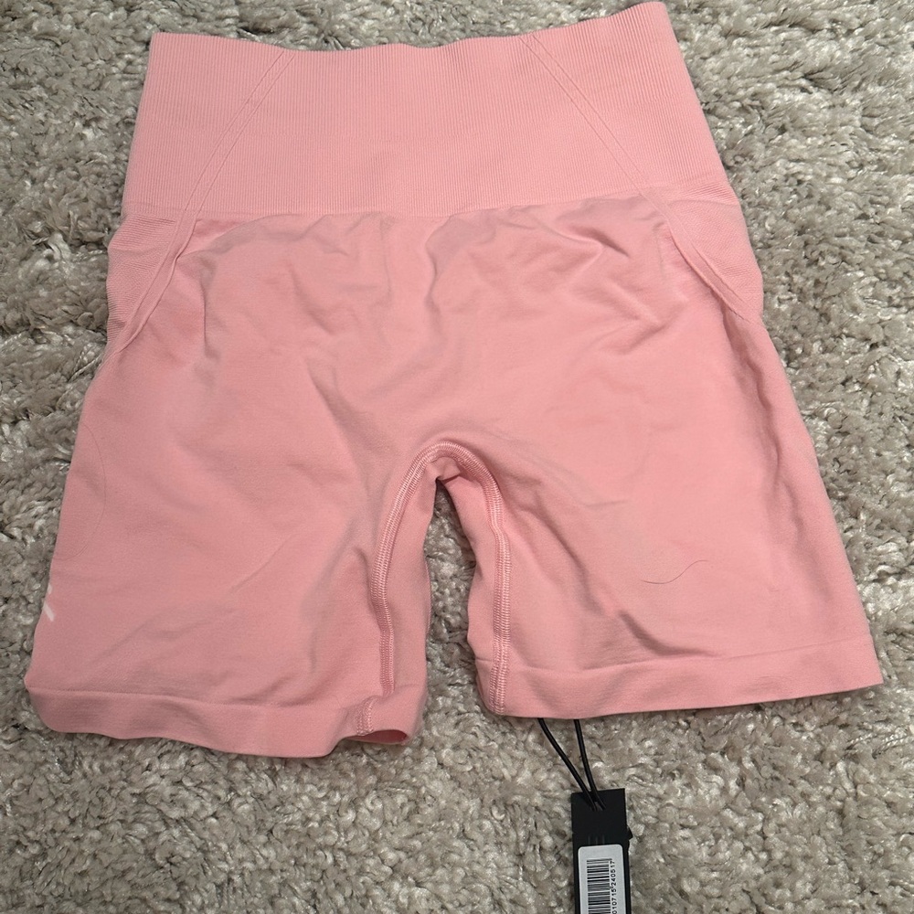 Oner Active Pink Women's Bike Shorts - Picture 2 of 3